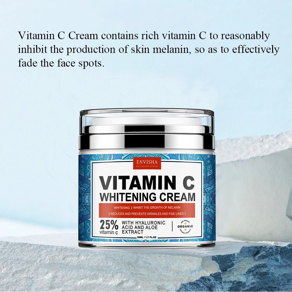 ENVISHA Neck Face Cream Vitamin Collagen Whitening Anti-Wrinkle Aging Moisturizer Skin Care Retinol Hyaluronic Acid Whitening